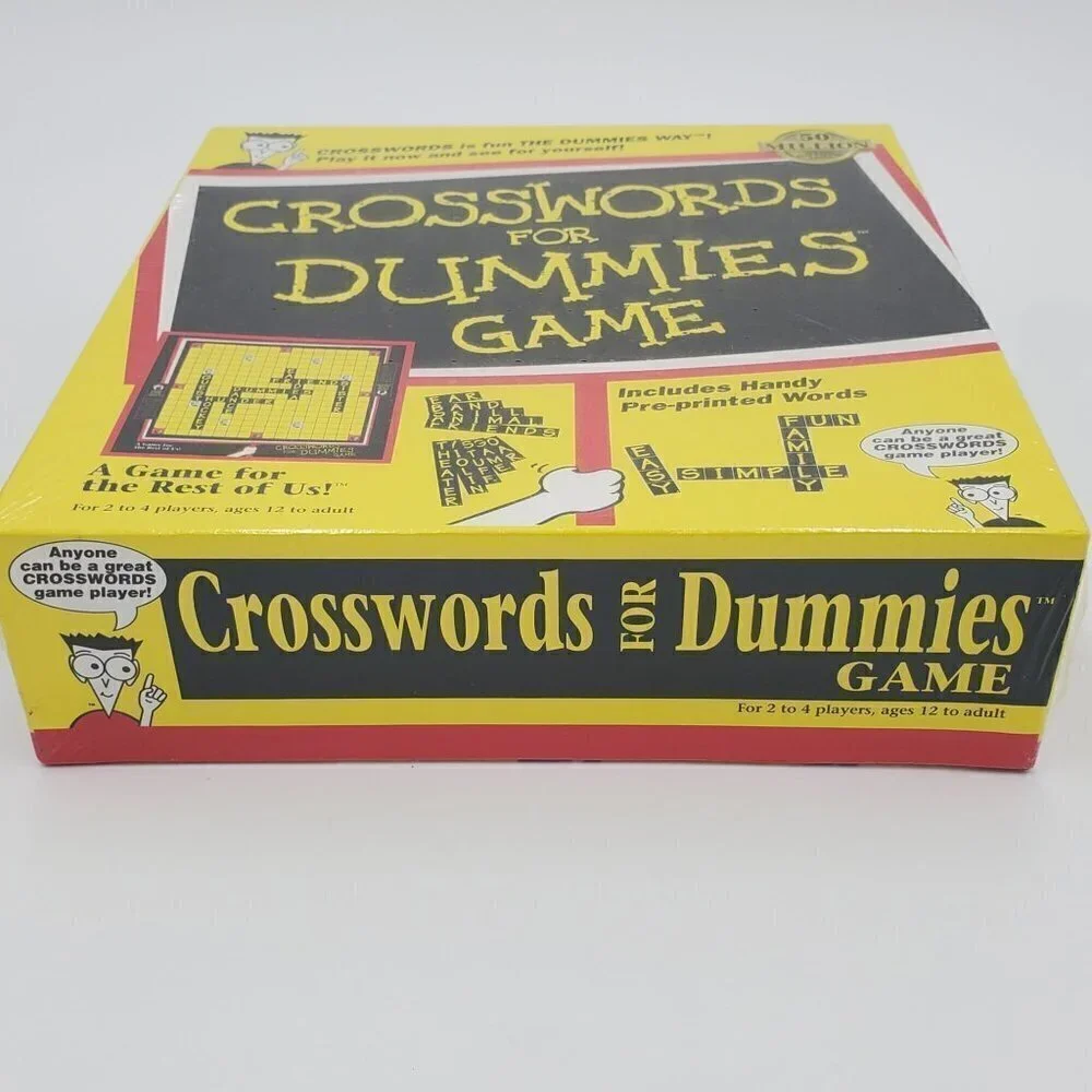 Vintage‎ 1998 Deadstock CROSSWORDS FOR DUMMIES GAME